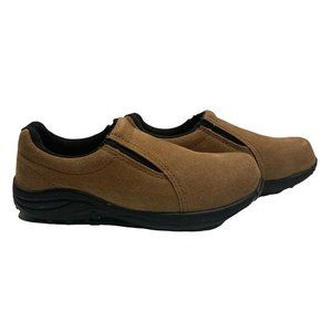 Brazos Workforce ASTM F2413-11 Slip On Leather Steel Toe Work Shoes Women’s 8.0